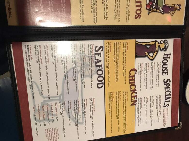 Las Margarita Mexican Restaurant - Charlotte, NC menu_pic