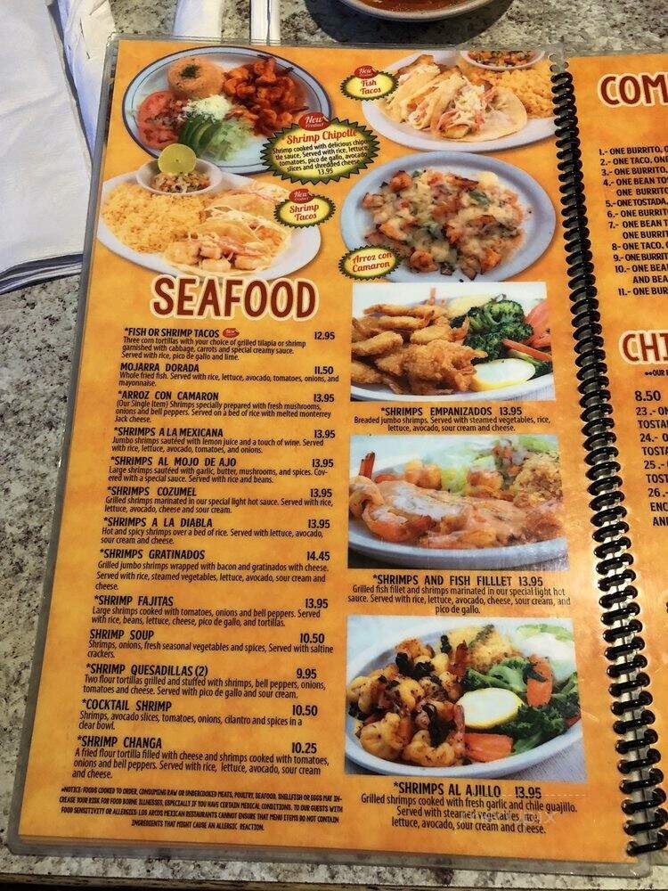 Los Arcos Mexican Restaurant - Charlotte, NC menu_pic
