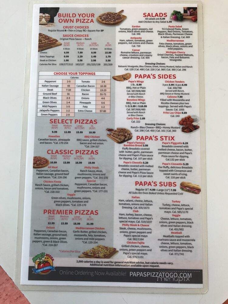 Papa's Pizza To Go - Matthews, NC
