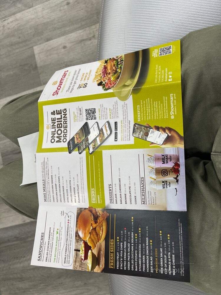 Showmars Restaurant - Charlotte, NC menu_pic