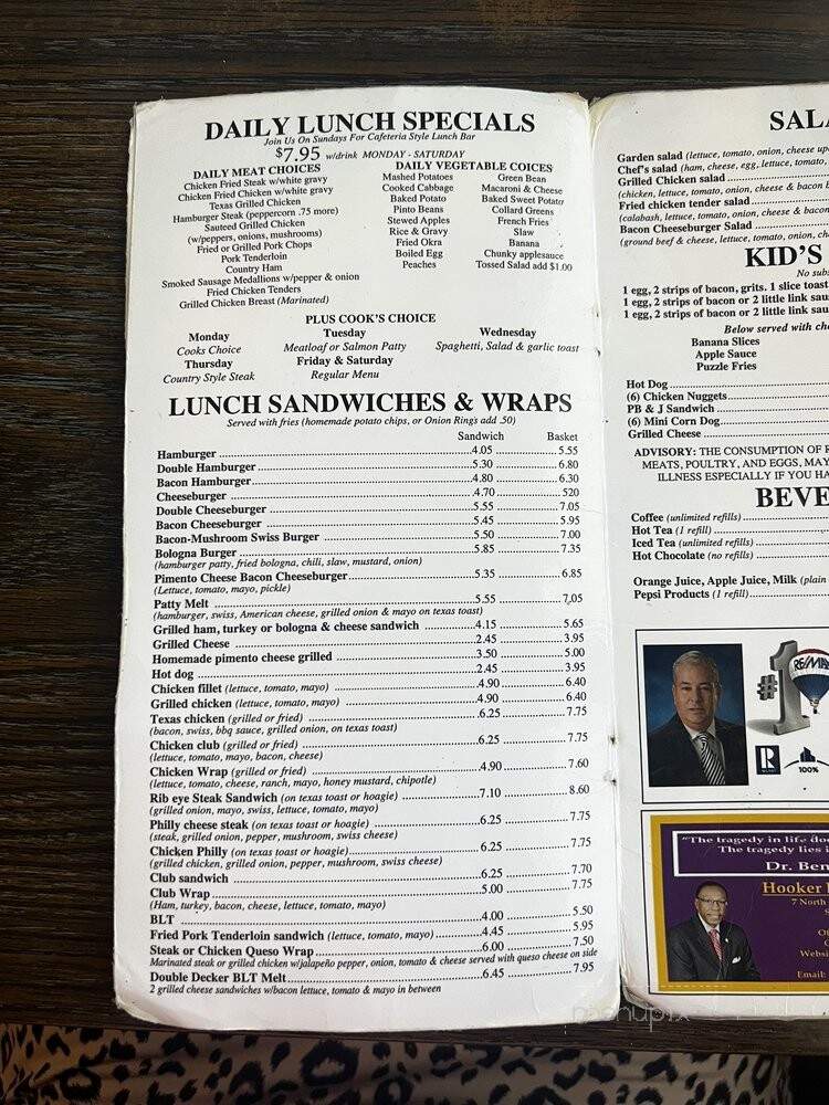 Pancake House - Shelby, NC menu_pic
