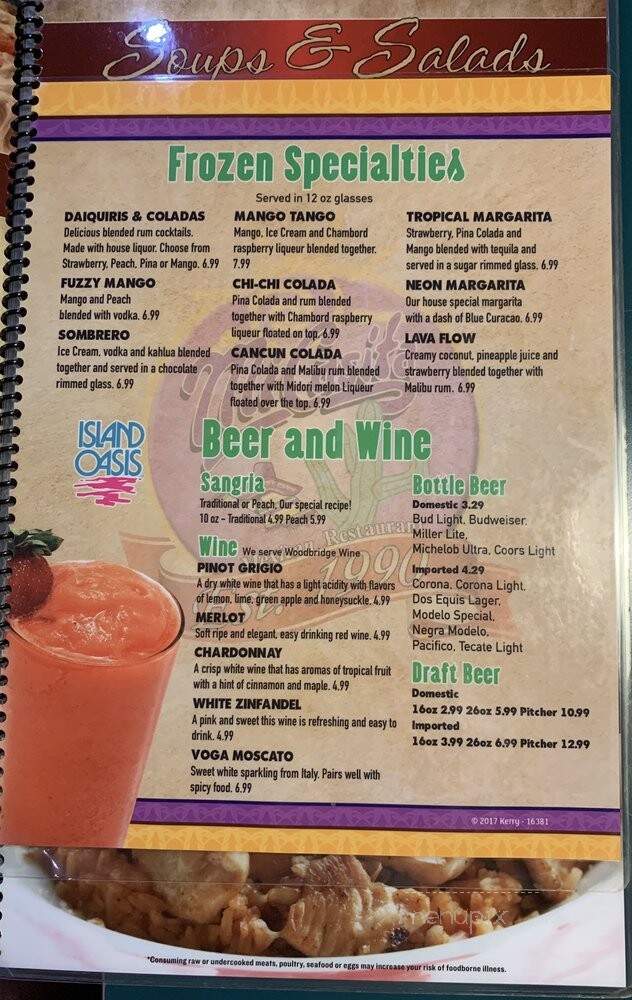Mi Casita Restaurant Mexicano - Fayetteville, NC menu_pic