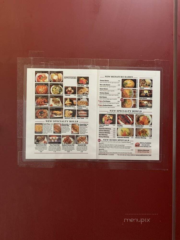 Sushi Court - Fayetteville, NC menu_pic