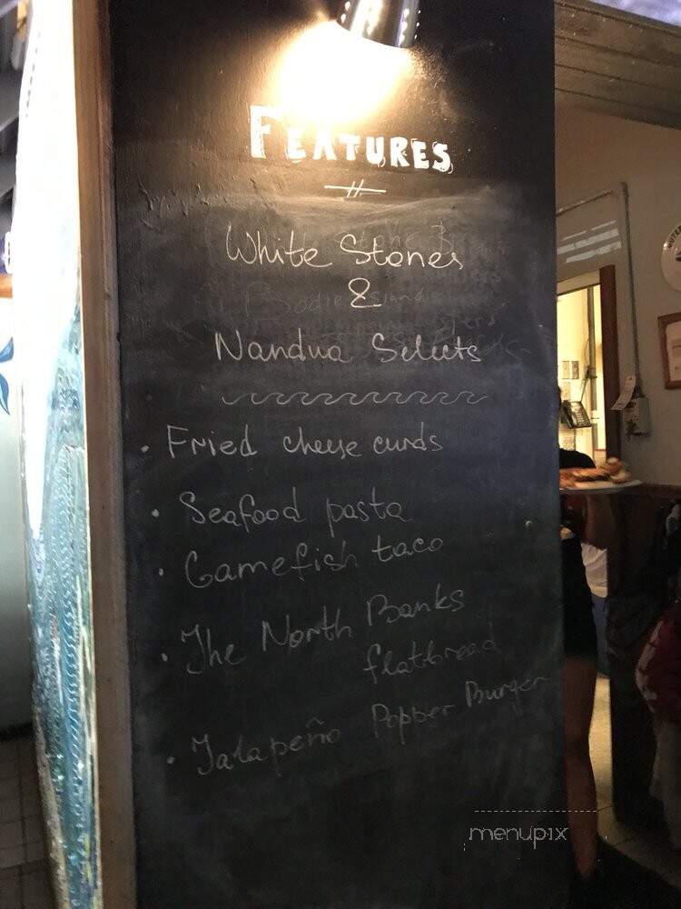 North Banks Wine Shop - Corolla, NC menu_pic