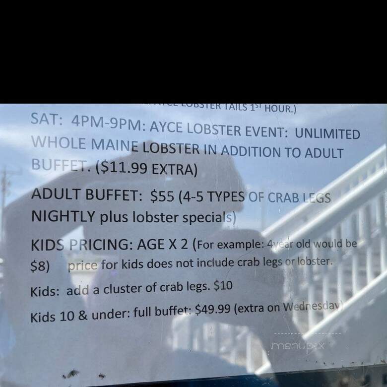 Jimmy's Buffet - Kitty Hawk, NC menu_pic