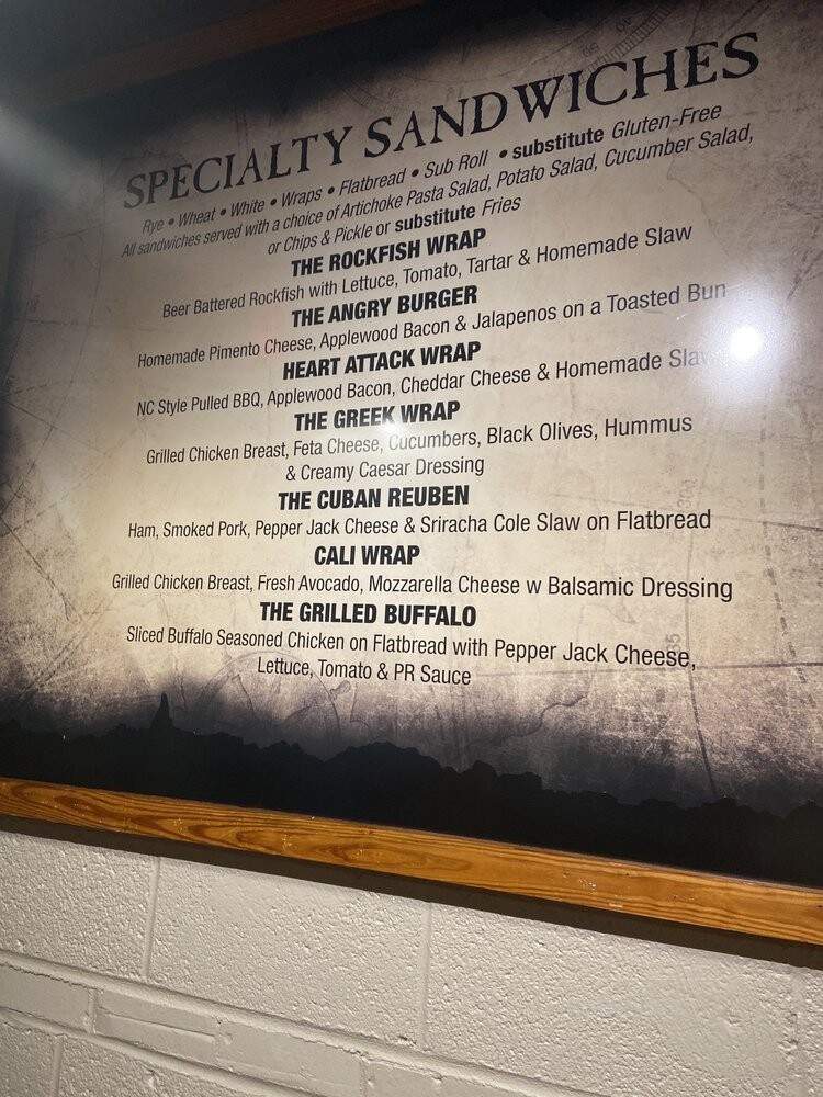 Poor Richards Sandwich Shop - Manteo, NC menu_pic