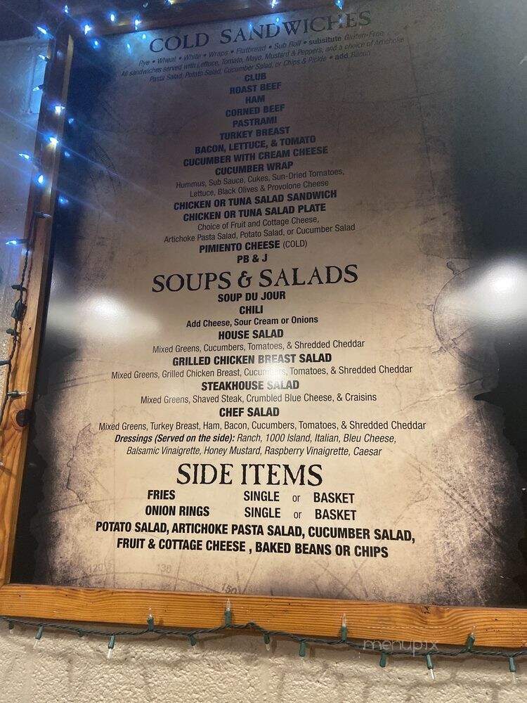 Poor Richards Sandwich Shop - Manteo, NC menu_pic