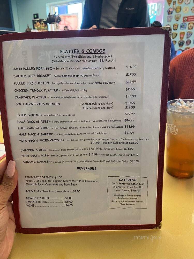Sooey's Bbq At Jockey's Rdg - Nags Head, NC menu_pic