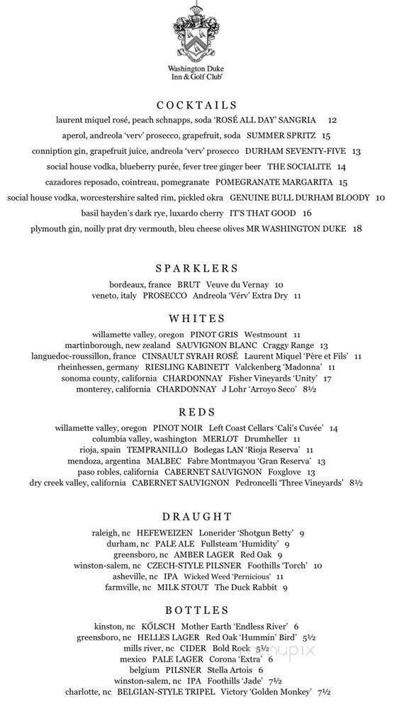 Fairview Restaurant - Durham, NC menu_pic