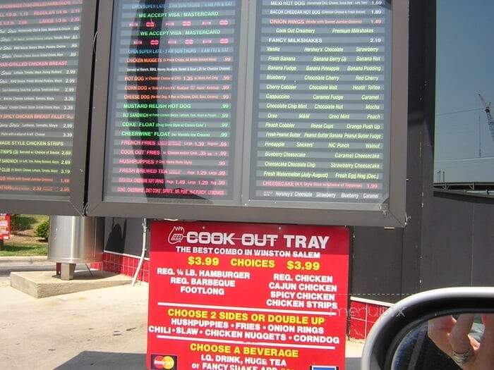 Cook Out - Winston Salem, NC
