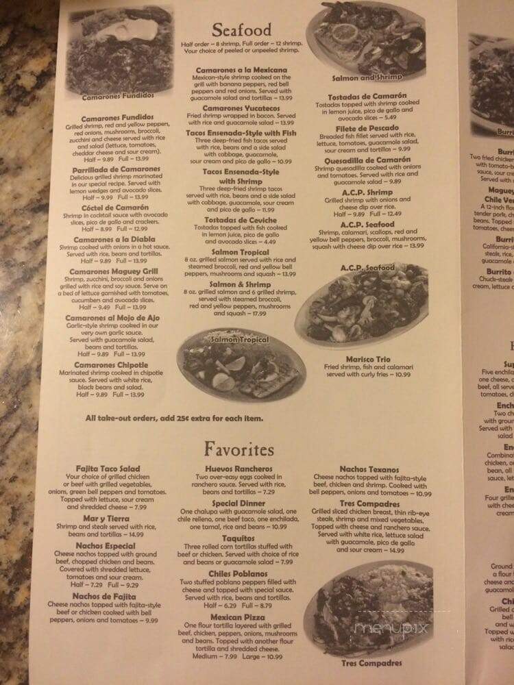 El Maguey Restaurant - Pfafftown, NC menu_pic
