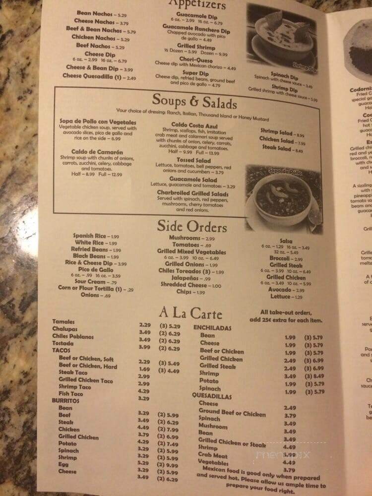 El Maguey Restaurant - Pfafftown, NC menu_pic