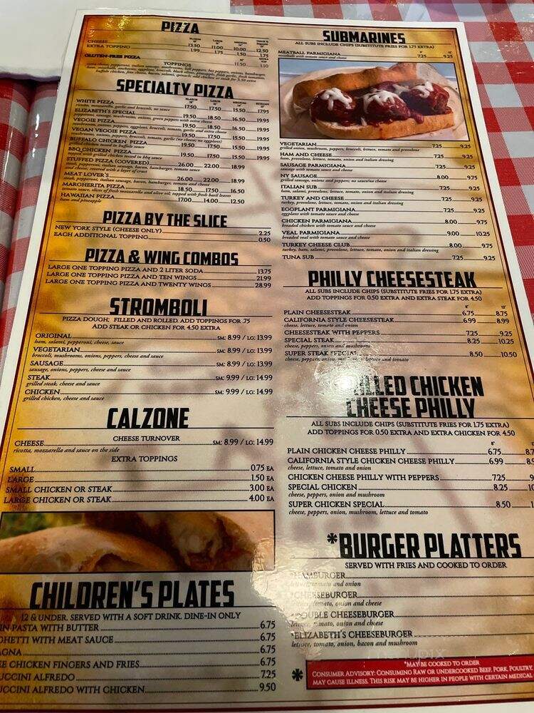 Elizabeth's Italian Restaurant - Winston Salem, NC