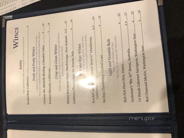 Ichiban - Winston Salem, NC menu_pic