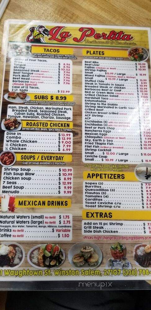 La Perlita Tacos Y Restaurante - Winston Salem, NC