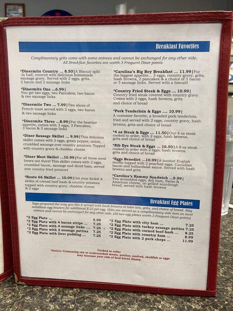 Carolina Corn Roasters - Greensboro, NC menu_pic