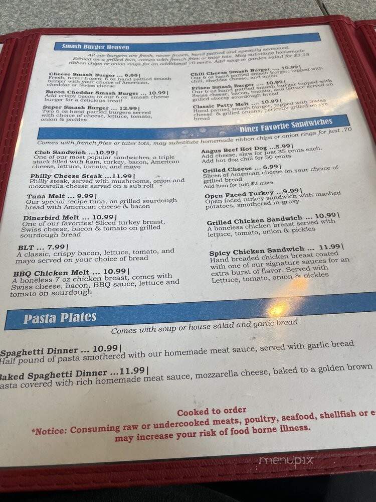 Carolina's Diner - Greensboro, NC menu_pic