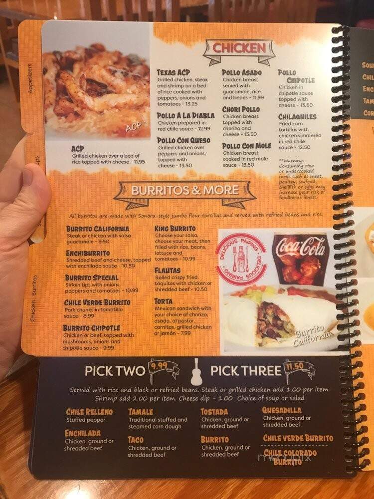 El Mariachi Mexican Restaurant - Greensboro, NC menu_pic