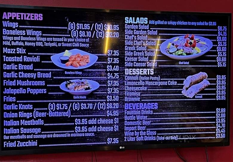 Mario's Pizza - Greensboro, NC menu_pic