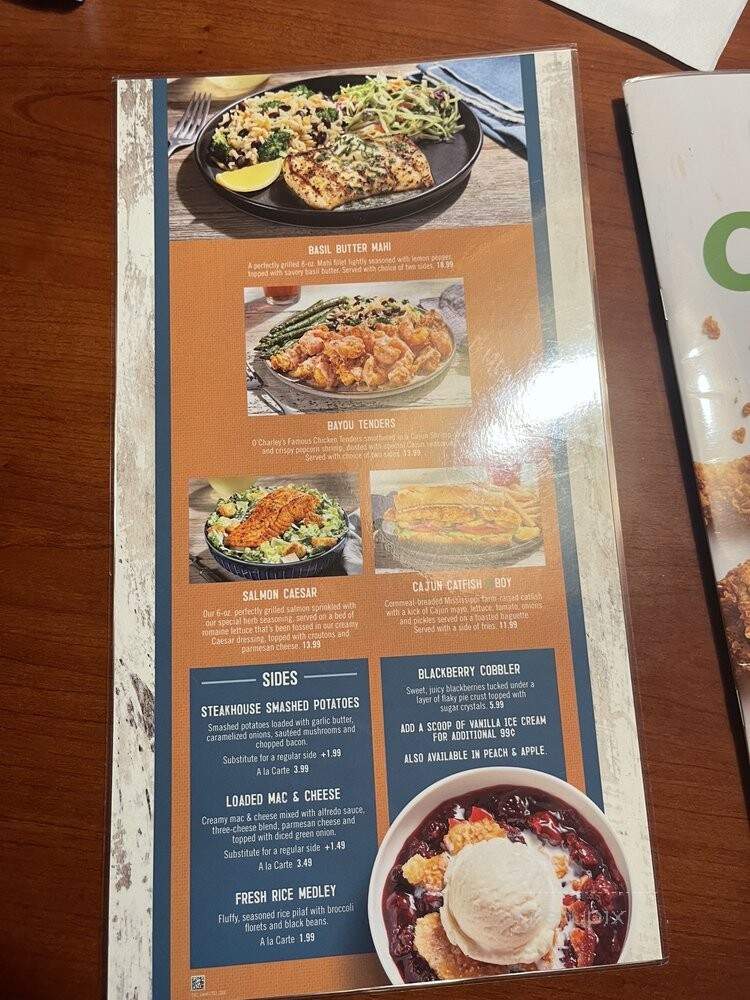 O'Charley's - Greensboro, NC menu_pic