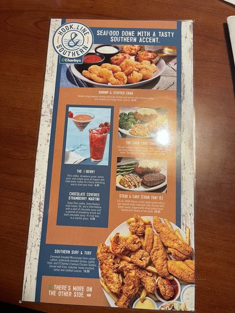 O'Charley's - Greensboro, NC menu_pic