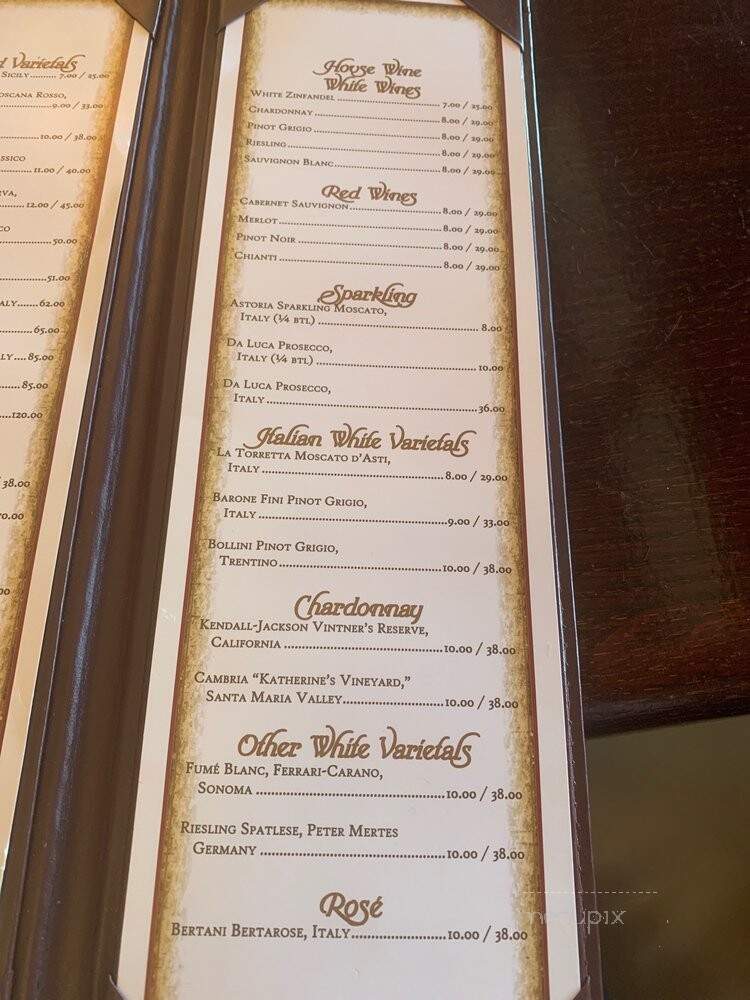Positano Italian Family Restaurant - Greensboro, NC menu_pic