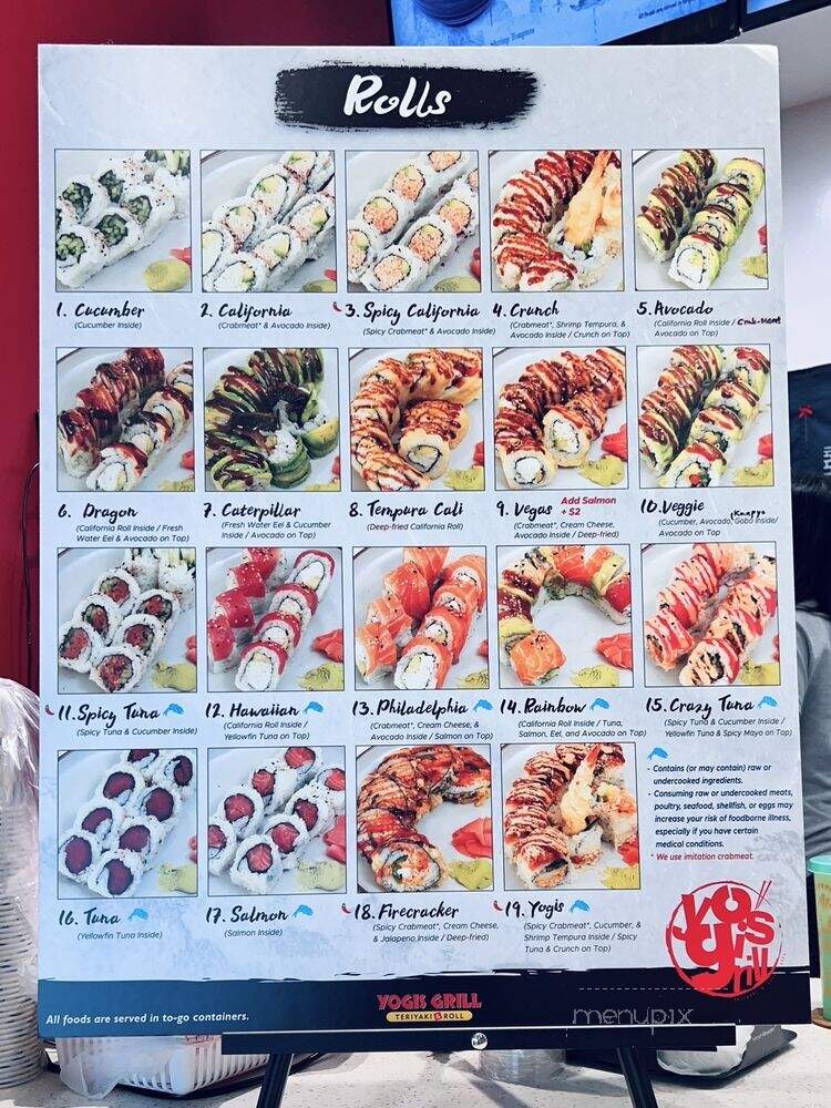 Yogi's Off Island Grille - Surf City, NC menu_pic
