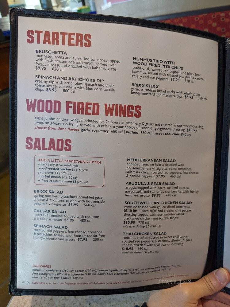 Brixx Wood Fired Pizza - Chapel Hill, NC menu_pic