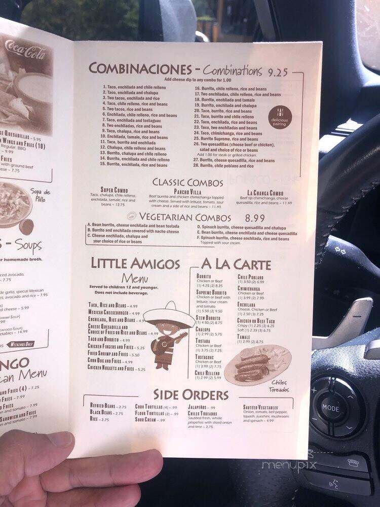 La Cabana Mexican Restaurant - Rockingham, NC menu_pic