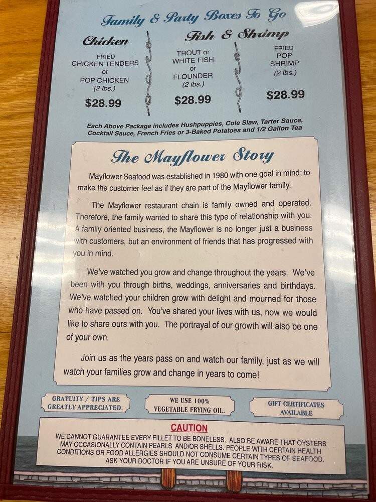 Mayflower Seafood Restaurant - Reidsville, NC