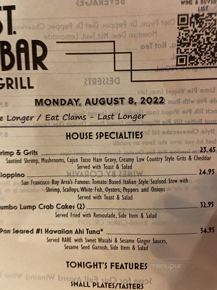 42 Street Oyster Bar & Seafood - Raleigh, NC menu_pic