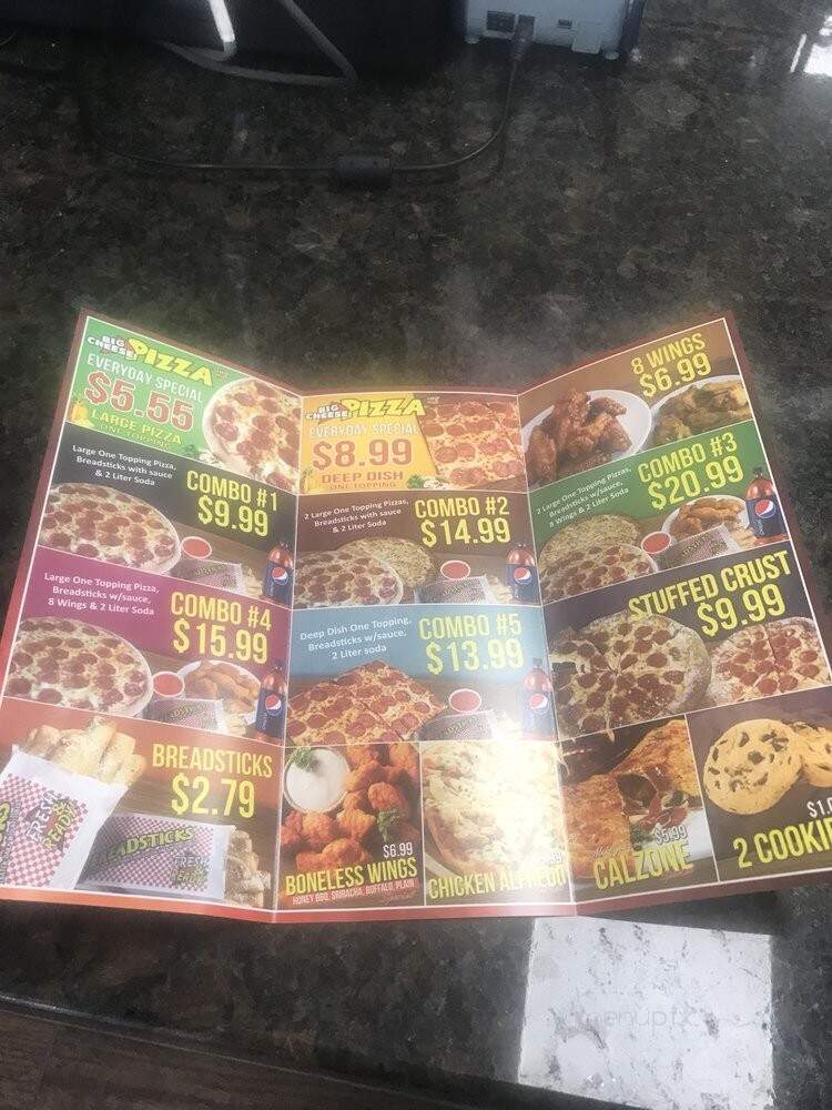 Big Cheese Pizza - Raleigh, NC menu_pic