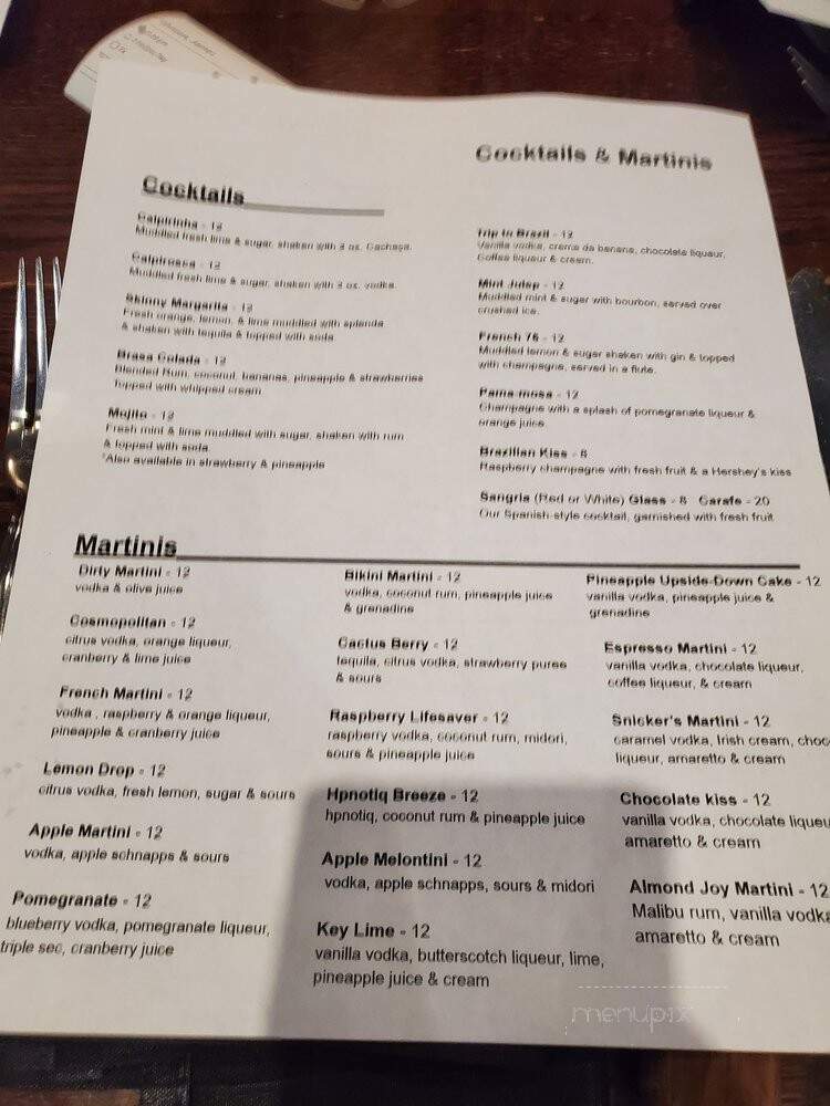 Brasa - Raleigh, NC menu_pic