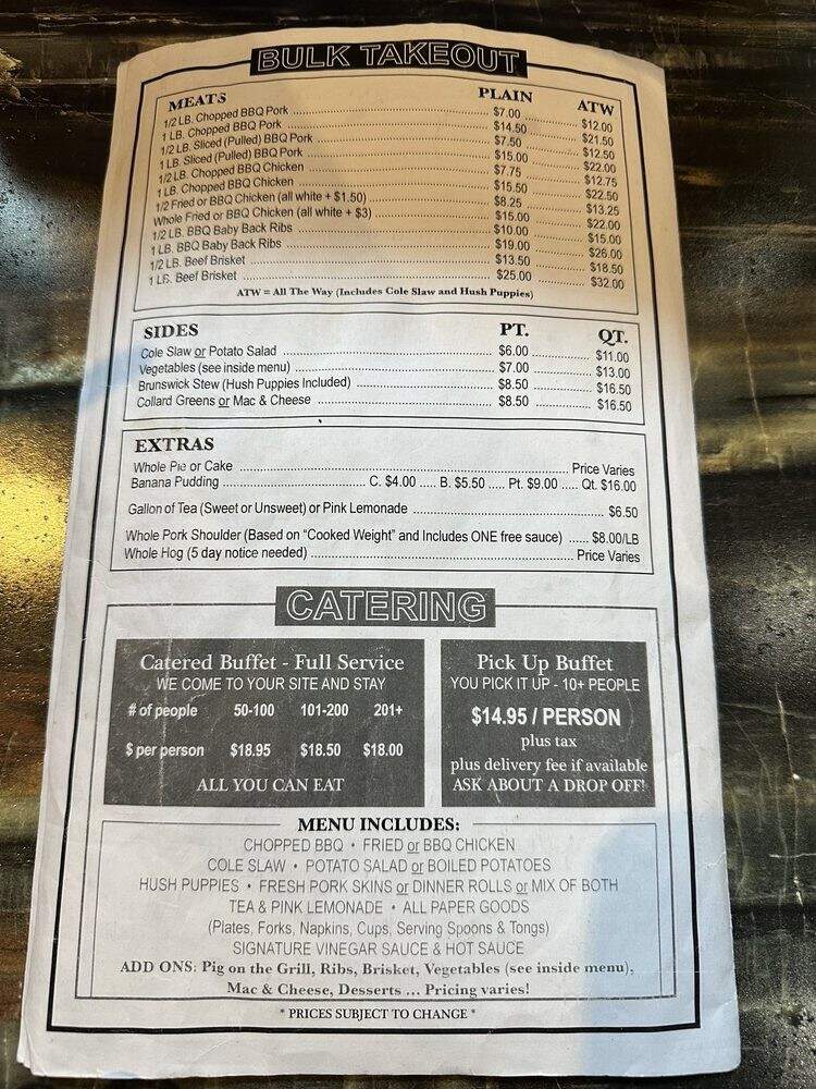 Cooper's BBQ - Raleigh, NC