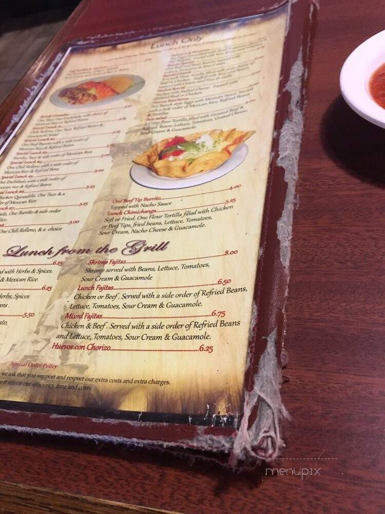 El Dorado Mexican - Raleigh, NC menu_pic