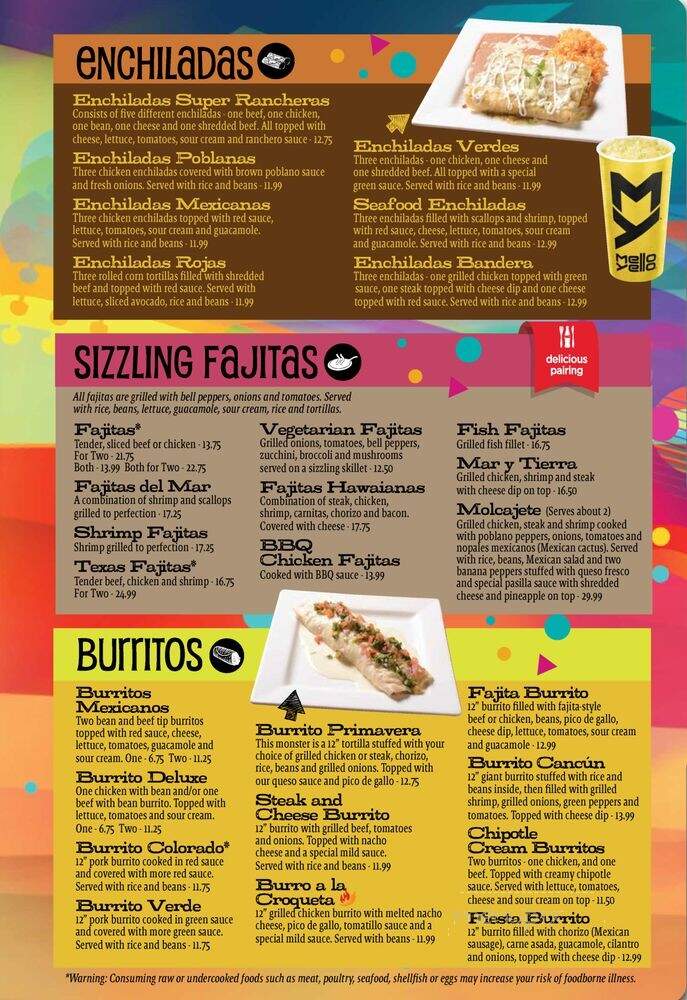 Fiesta Mexicana - Raleigh, NC menu_pic