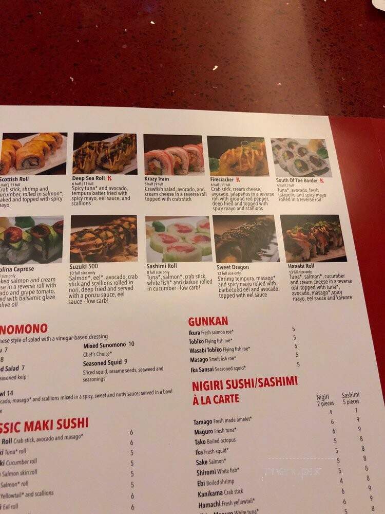 Kanki Japanese House Of Steaks - Raleigh, NC menu_pic