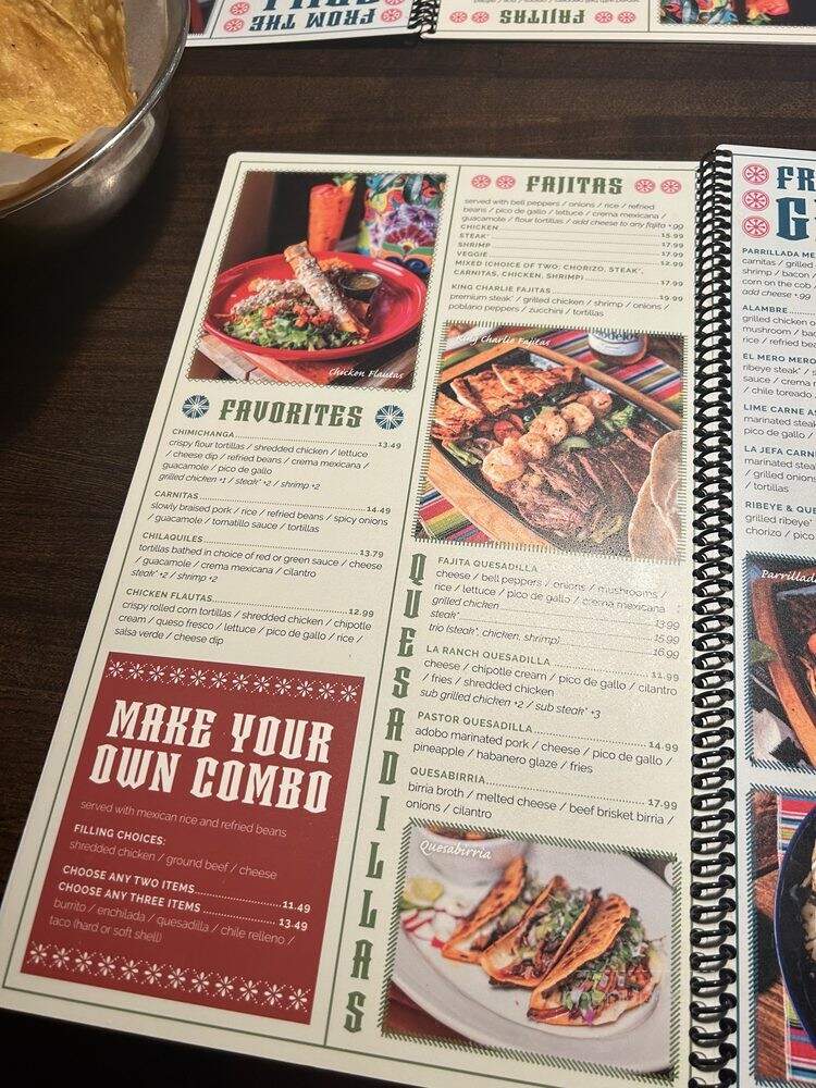 La Rancherita Mexican Restaurant - Apex, NC menu_pic