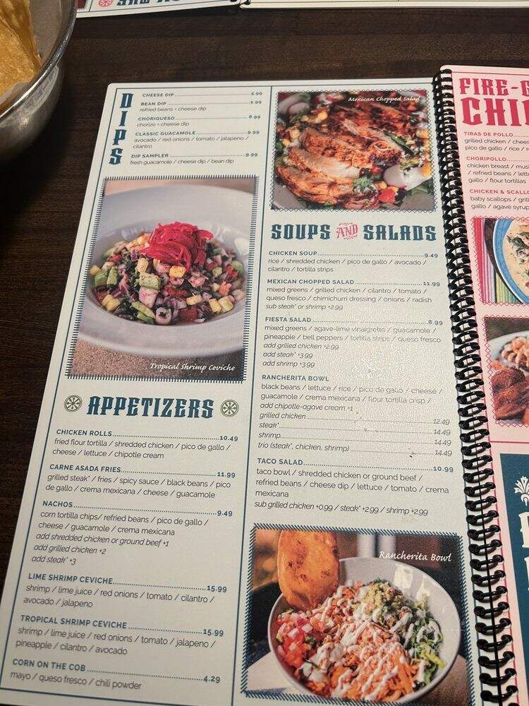 La Rancherita Mexican Restaurant - Apex, NC menu_pic