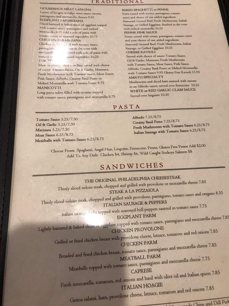Piccola Italia - Raleigh, NC menu_pic