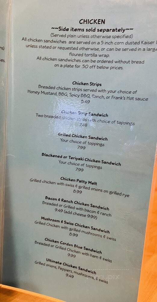 Country Retreat Family Blrds - Boone, NC menu_pic