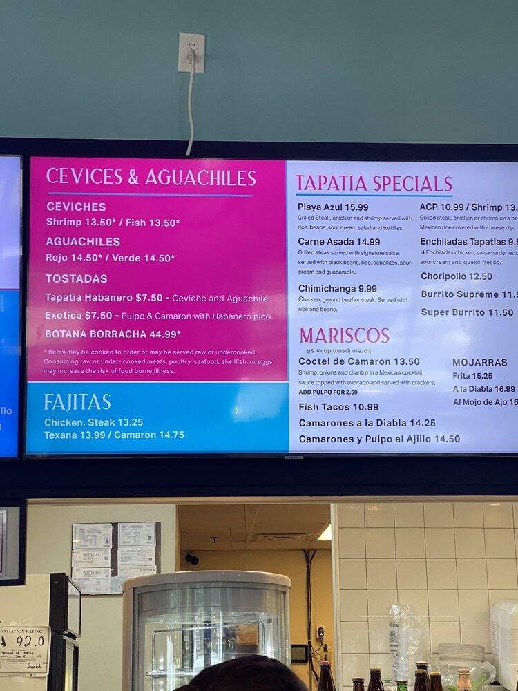 La Papatia - Wilmington, NC menu_pic