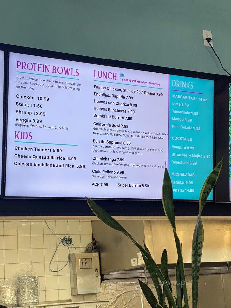 La Papatia - Wilmington, NC menu_pic