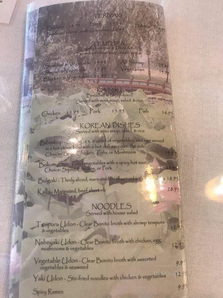 Mineh Sushi - Wilmington, NC menu_pic
