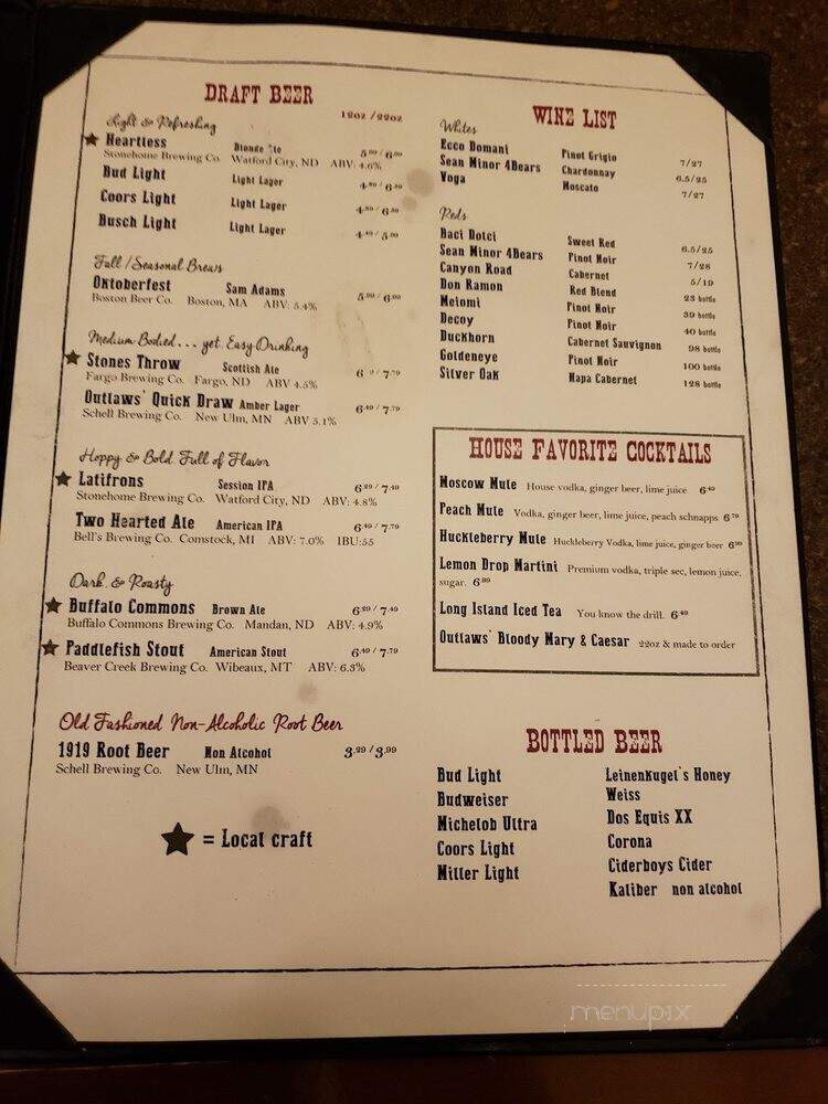 Outlaw's Bar & Grill - Watford City, ND