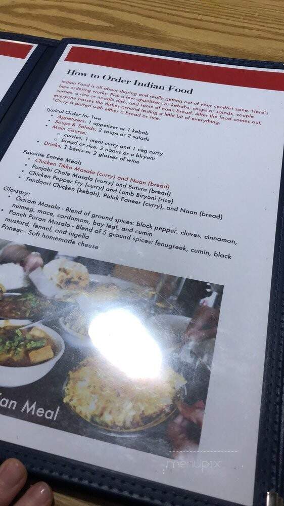 Passage To India - Fargo, ND menu_pic