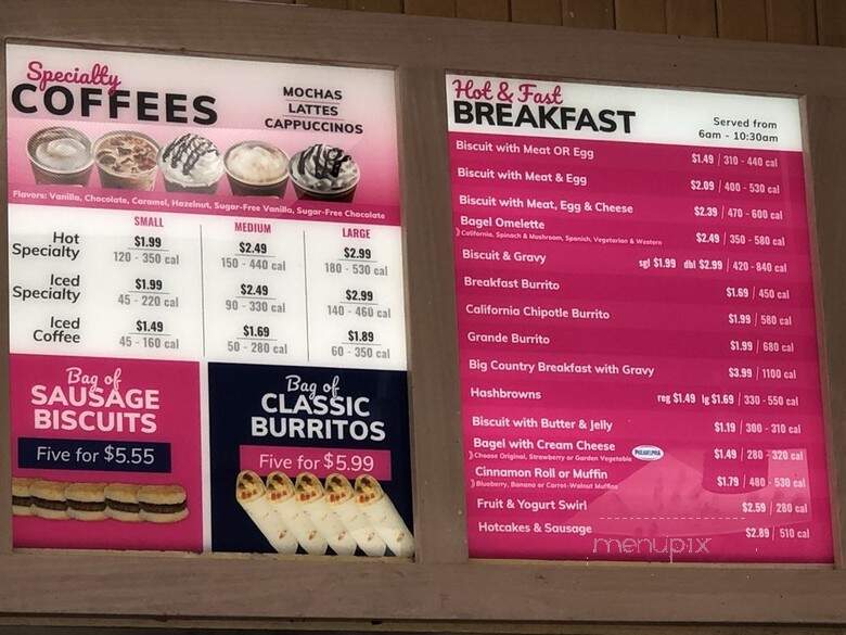 Braum's Ice Cream & Dairy - Mcalester, OK menu_pic