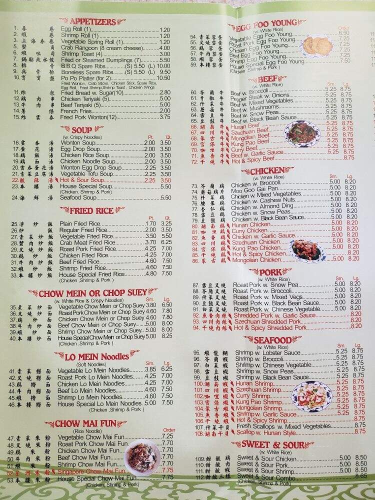 New China - Ardmore, OK menu_pic