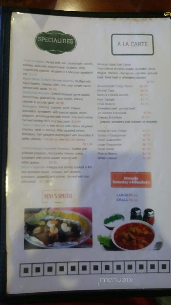 Cafe Davinci - Enid, OK menu_pic
