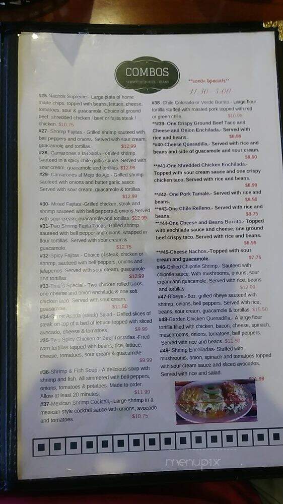Cafe Davinci - Enid, OK menu_pic